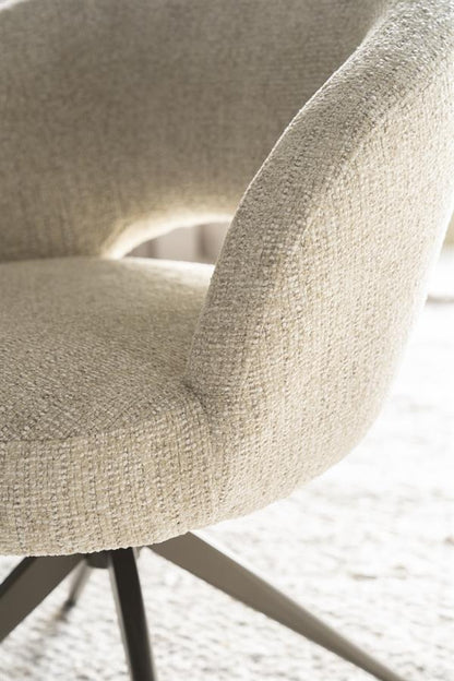 Eetkamerstoel Alissa | Beige Stof