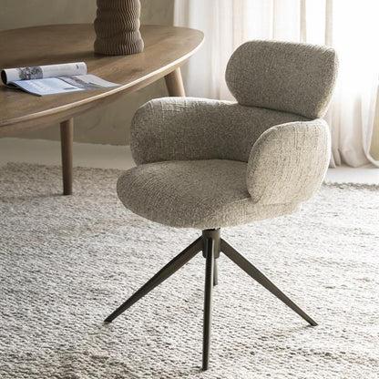 Eetkamerstoel Darcio | Beige Stof