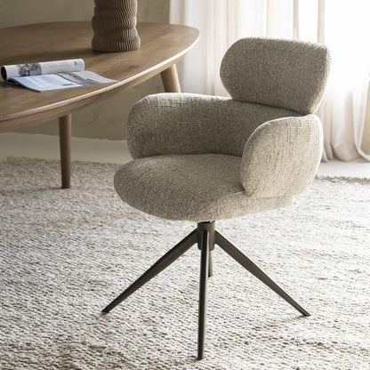 Eetkamerstoel Darcio | Taupe Stof