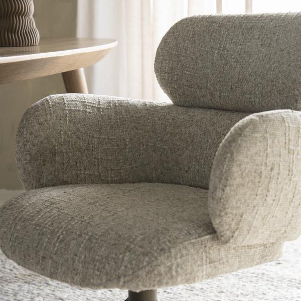 Eetkamerstoel Darcio | Beige Stof