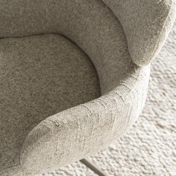 Eetkamerstoel Darcio | Taupe Stof