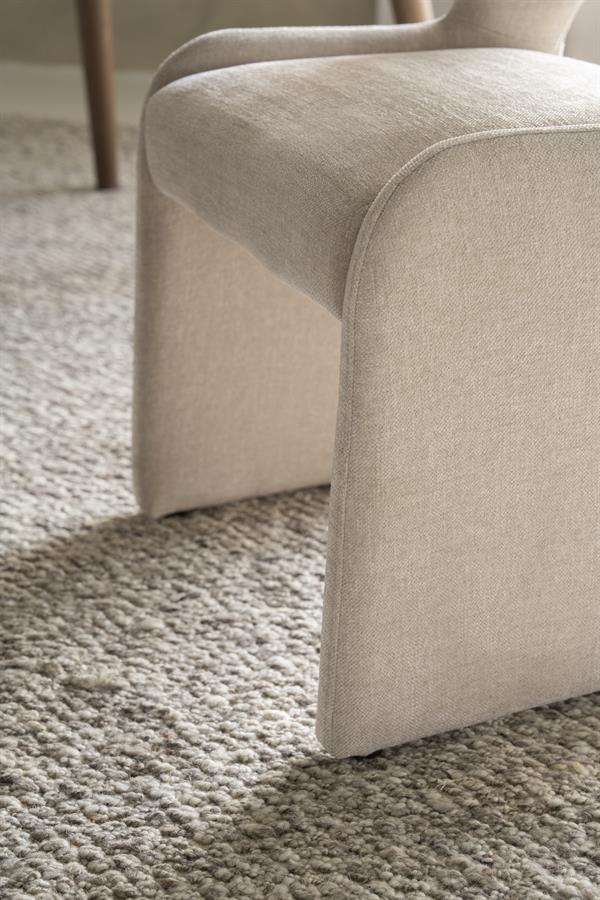 Eetkamerstoel Odette beige stof