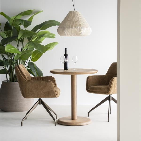 Restauranttafel Florent |  Rond | Naturel Mangohout