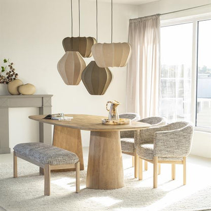 Eettafel Lune | Naturel Mangohout