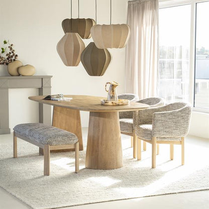 Eetkamerstoel Micha | Taupe Nori