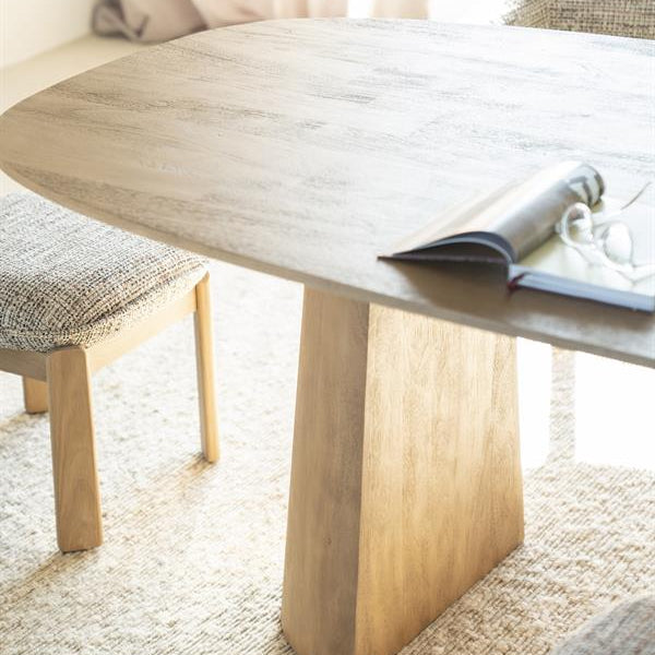 Eettafel Lune | Naturel Mangohout