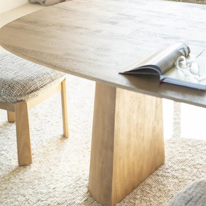Eettafel Lune | Naturel Mangohout