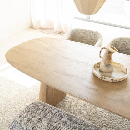 Eettafel Lune | Naturel Mangohout