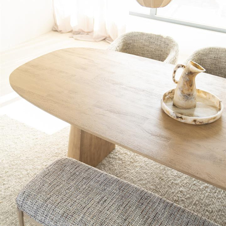 Eettafel Lune | Naturel Mangohout