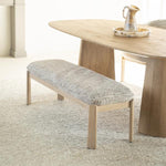 Eetkamerbank Lottie | Taupe Stof
