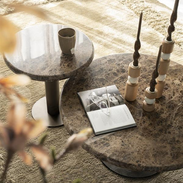 Salontafel Luigi | IJzer & Emperador marmer