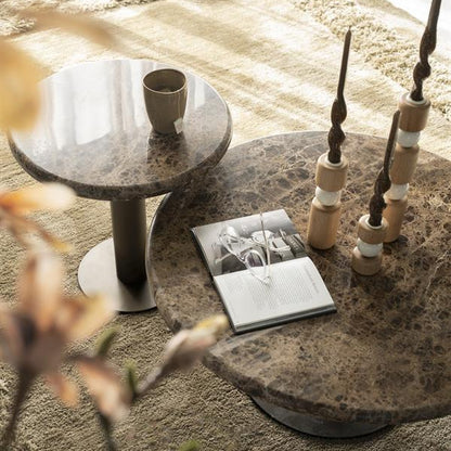 Salontafel Luigi | IJzer & Emperador marmer