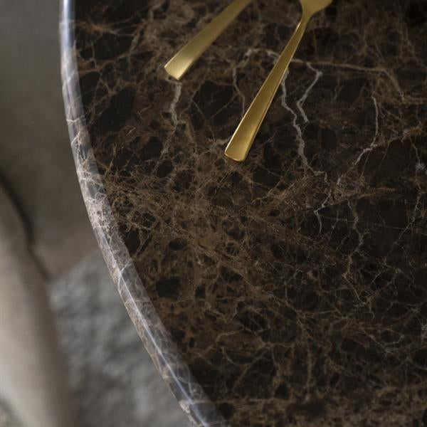 Eettafel Lando | Mangohout marmer
