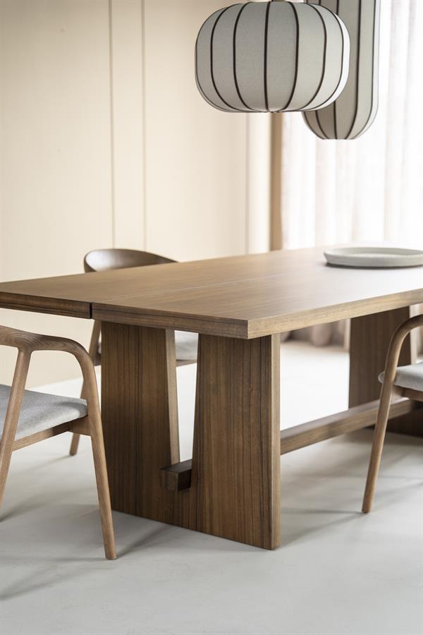 Eettafel Lira bruin mdf 240 x 110 cm