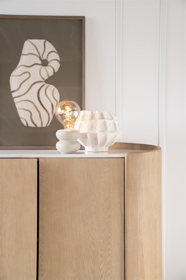 Kast Don naturel eikenhout, detail van het materiaal