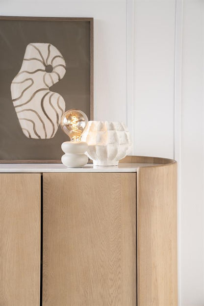 Kast Don naturel eikenhout, detail van het materiaal
