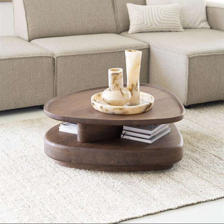 Salontafel Nino | Klein | Bruin Mangohout