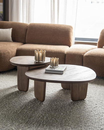 Salontafel Maud | Bruin Mangohout | Small — Algemene Sfeerfoto