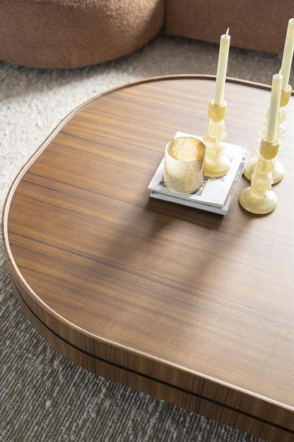 Salontafel Arcus bruin mdf