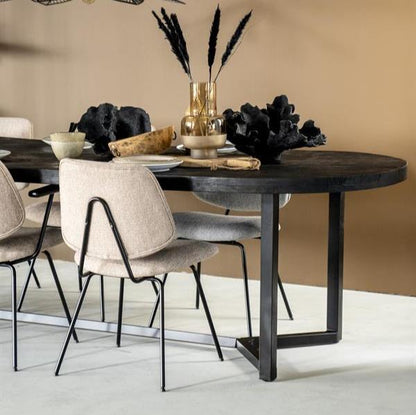 Eetkamerstoel Lynn | Beige Stof