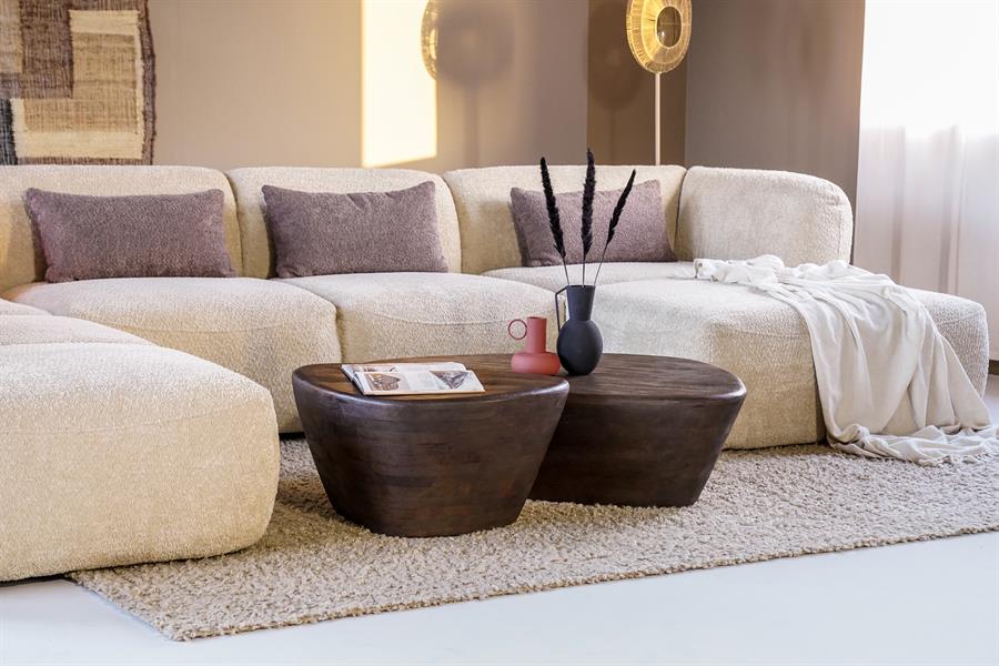 Salontafel Mila | Zwart Mangohout — Algemene Sfeerfoto