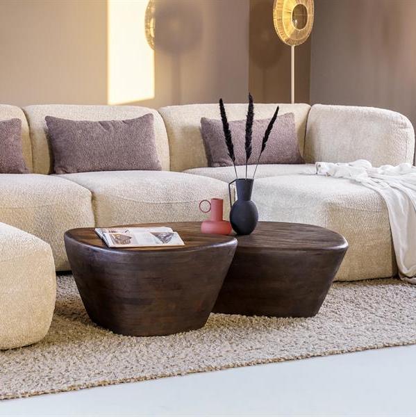 Salontafel Mila | Bruin Mangohout