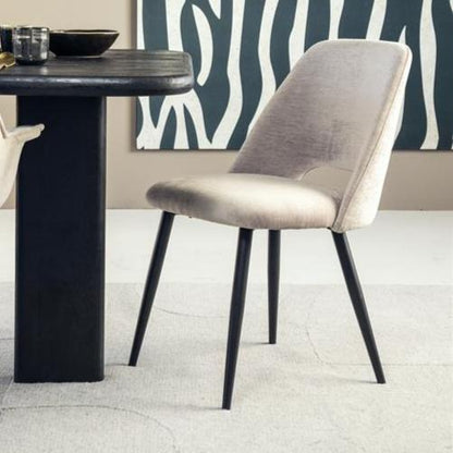 Eetkamerstoel Esmee | Beige Polyester