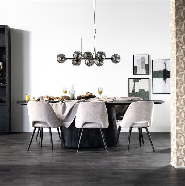 Eettafel Aron | Bruin Mangohout | Ovaal