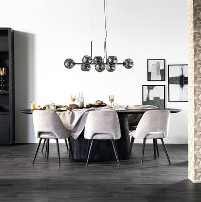 Eetkamerstoel Esmee | Beige Polyester