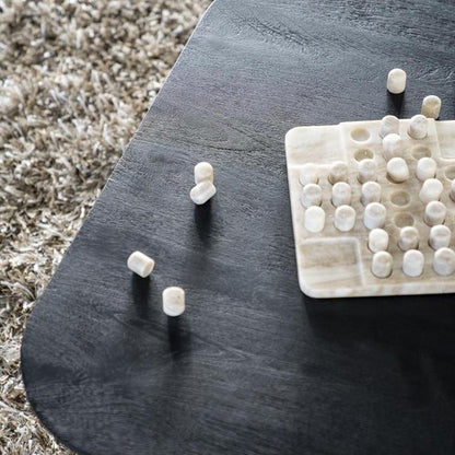 Salontafel Aron | Zwart Mangohout | Vierkant