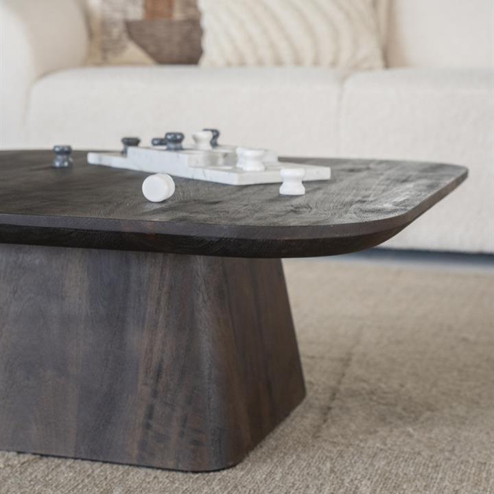 Salontafel Aron | Bruin Mangohout | Vierkant
