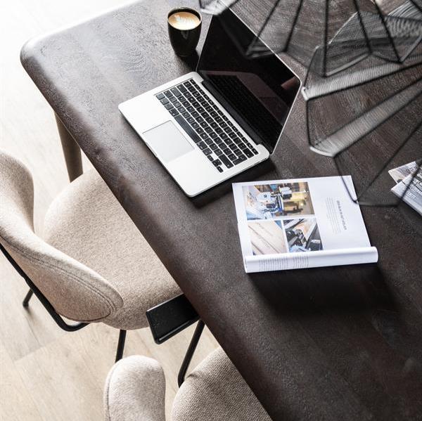 Eetkamerstoel Lynn | Grijs Stof