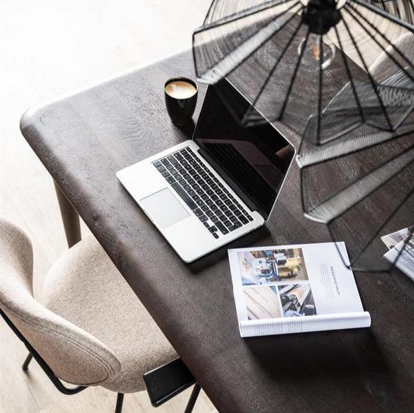 Eettafel Jiska | Bruin Mangohout | Rechthoek