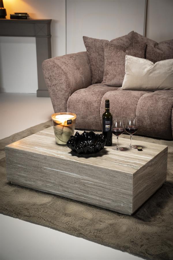Salontafel Vince | Wit Marmer | Rechthoek