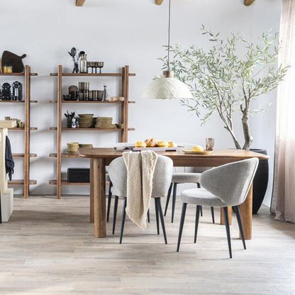 Eettafel Julian | Bruin Acaciahout | Rechthoek