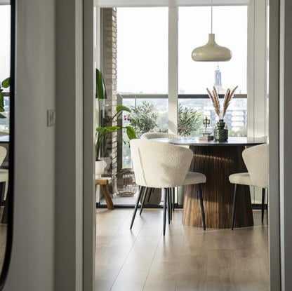 Eettafel Maxim | Zwart Marmer | Rond