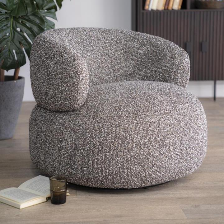 Fauteuil Maeve | Taupe Stof