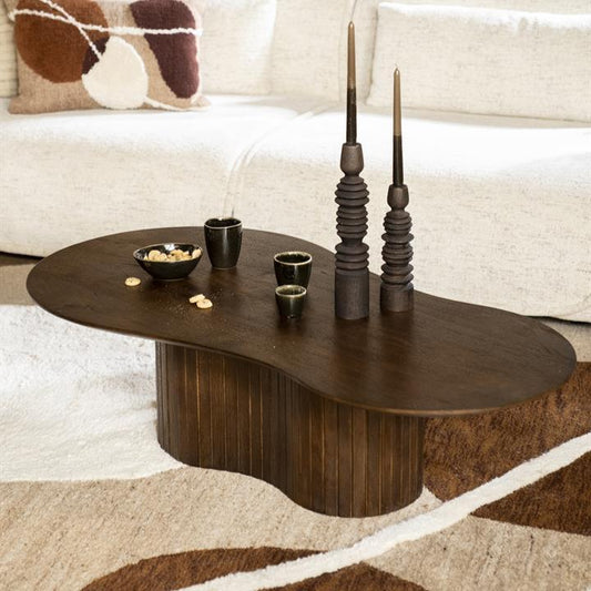 Salontafel Jordy | Bruin Mangohout | Organisch