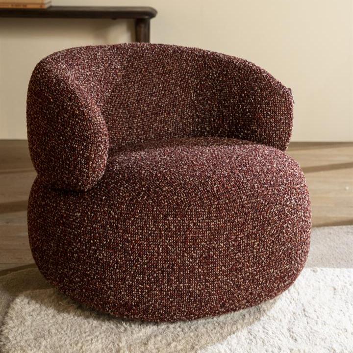 Fauteuil Maeve | Taupe Stof
