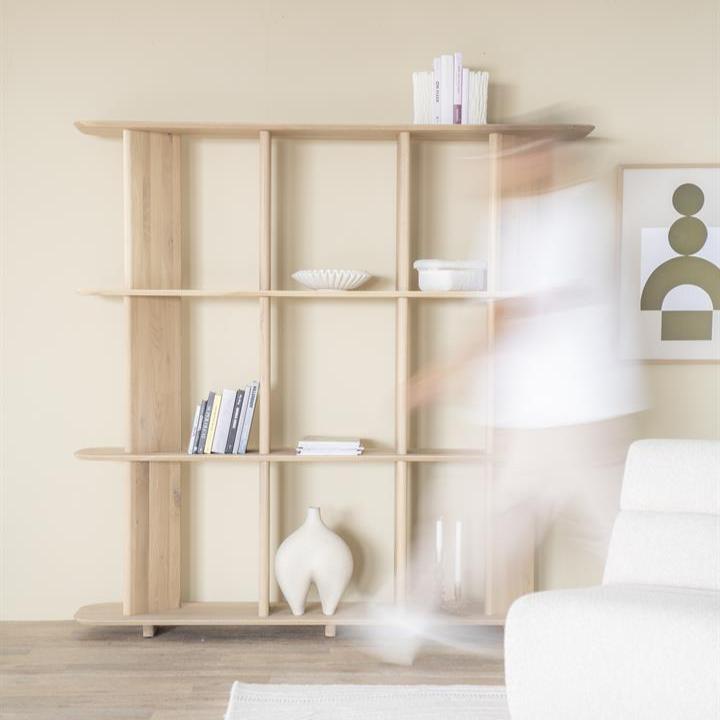 Boekenkast Ty | Eikenhout