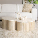 Salontafel Kira | Wit Marmer | Klein