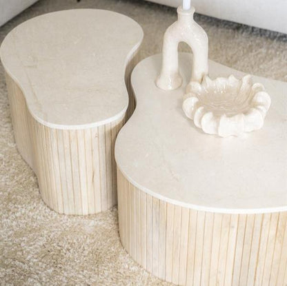 Salontafel Kira | Wit Marmer | Klein