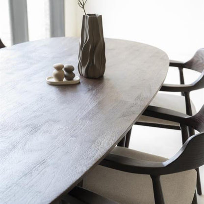 Eettafel Aron | Bruin Mangohout | Ovaal