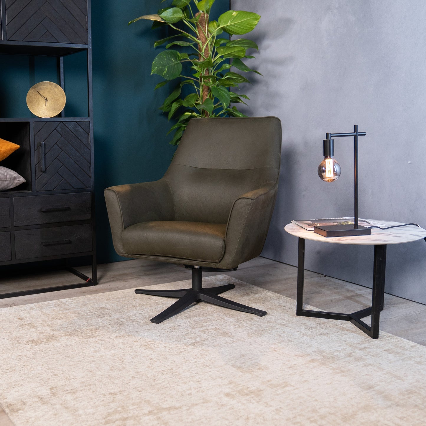 Fauteuil Tod | Microvezel | Magazijn leegverkoop