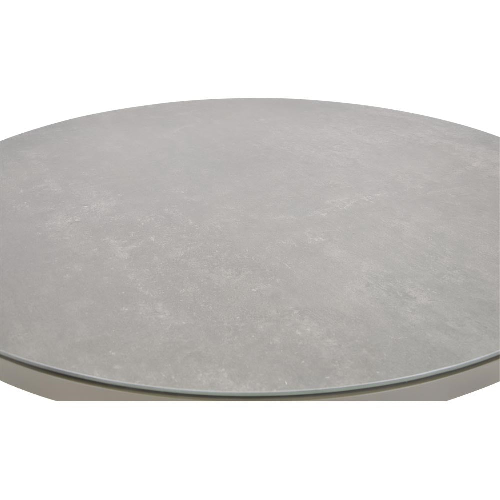Tuintafel Mojito Rond L | Beige Aluminium
