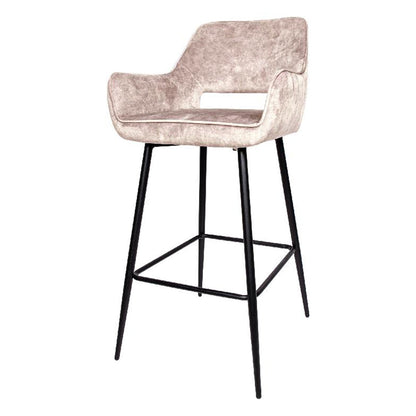 Barstoel Fallow | Kookeiland of Bartafel | Beige Velvet