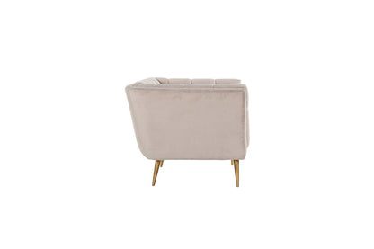 Fauteuil Huxley | Beige Velvet