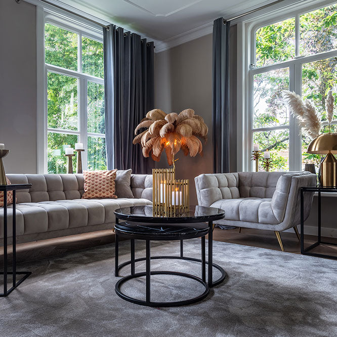 Fauteuil Huxley | Beige Velvet