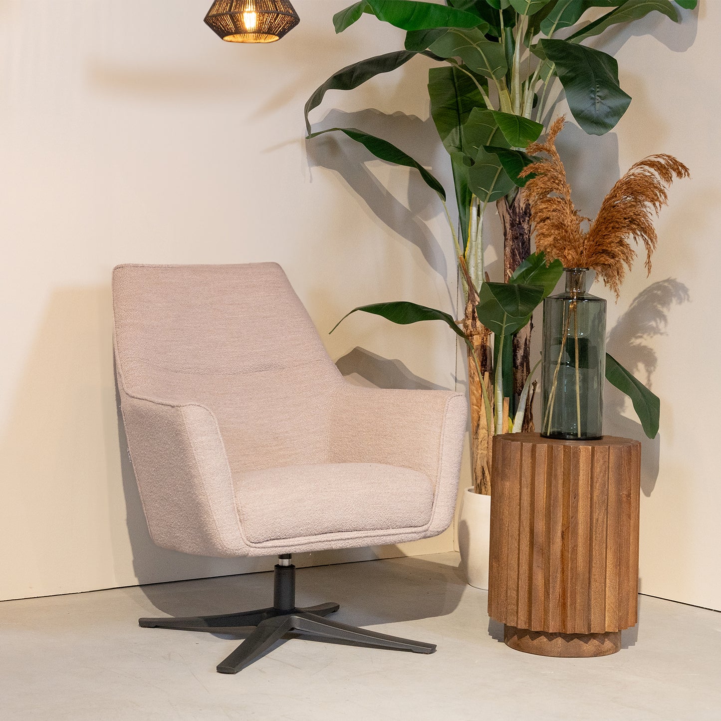 Fauteuil Tod | Naturel Bouclé