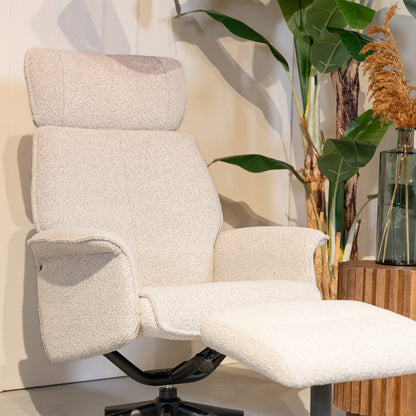 Relaxfauteuil Verdal | Naturel Bouclé